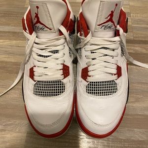 Used Men’s Air Jordan Retro 4, no box, 9.5 size